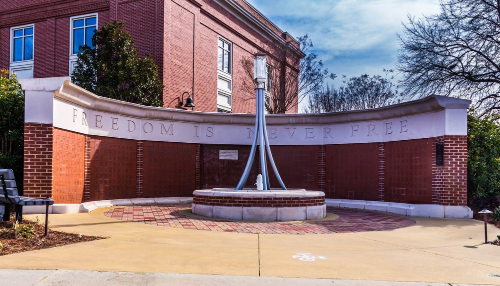 The Snellville Veterans Memorial: A testament to valor and sacrifice.